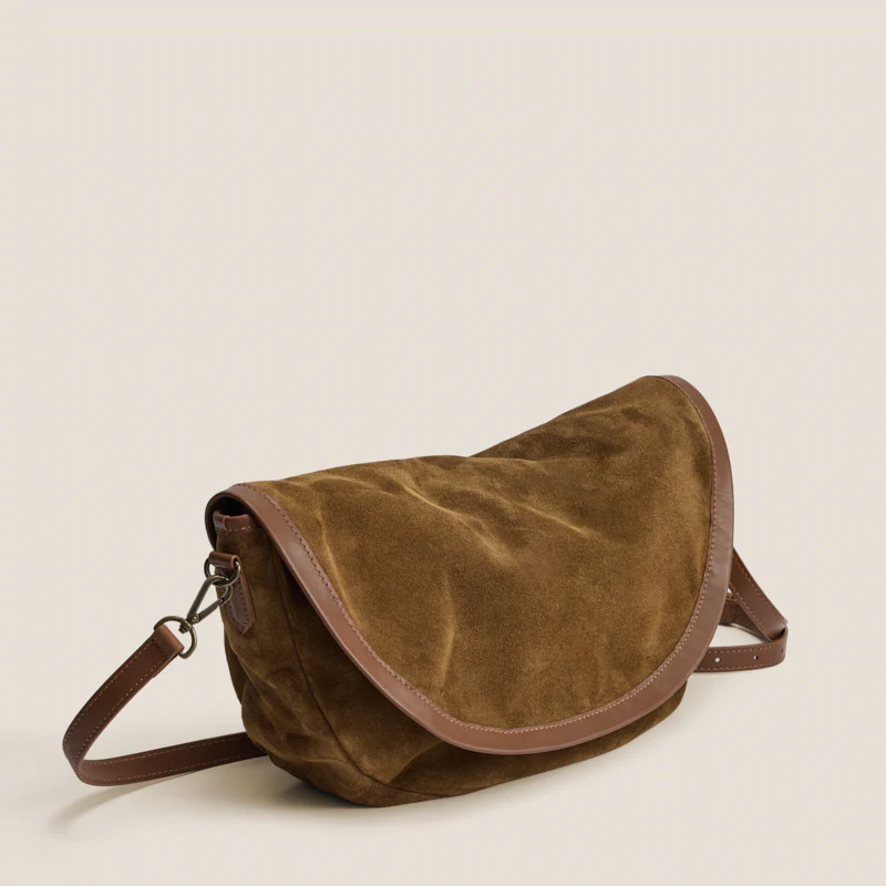 Arc Saddle Bag - Suede Desert Sand - Image 3