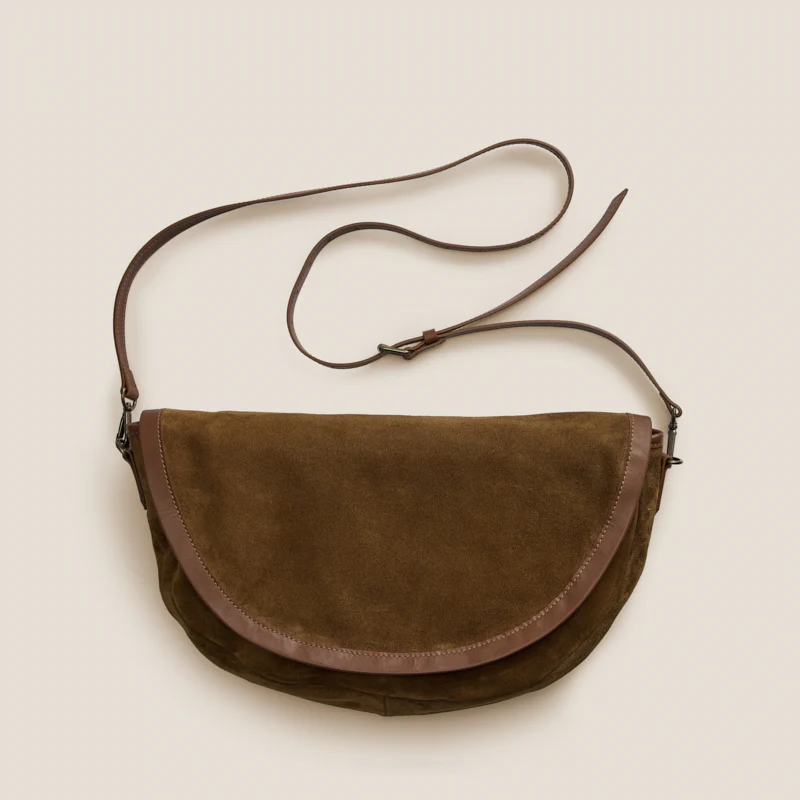 Arc Saddle Bag - Suede Desert Sand - Image 7