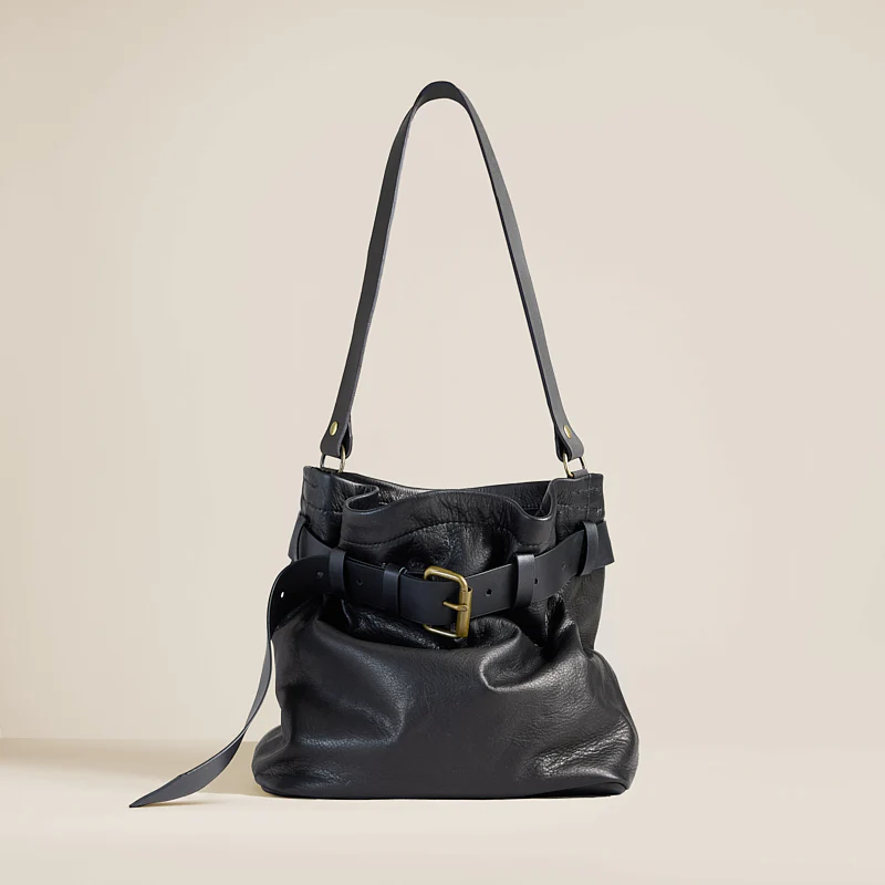 Belted Jane - Heritage "Broken-In" Leather Black
