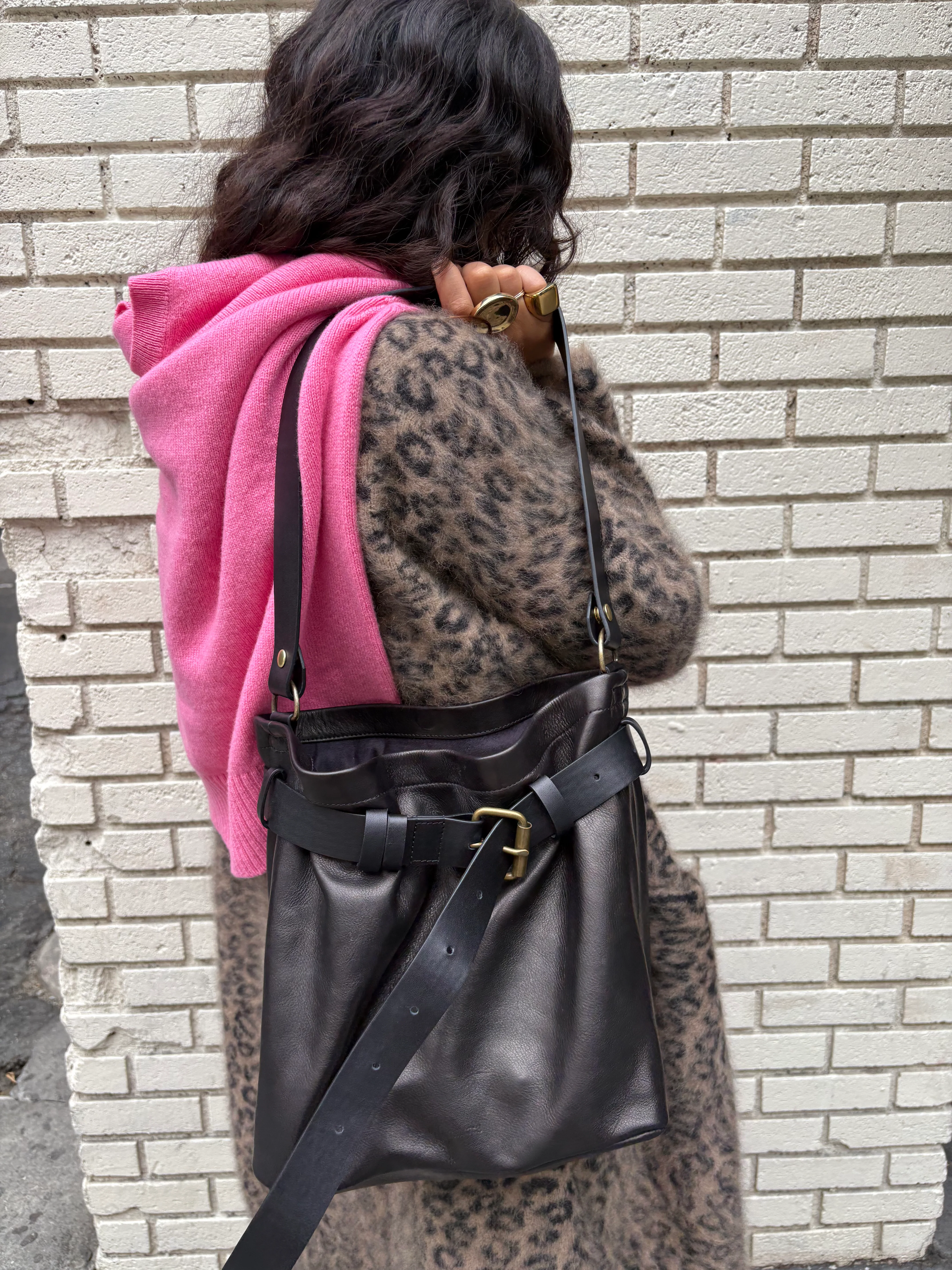 Belted Jane - Heritage "Broken-In" Leather Black - Image 4