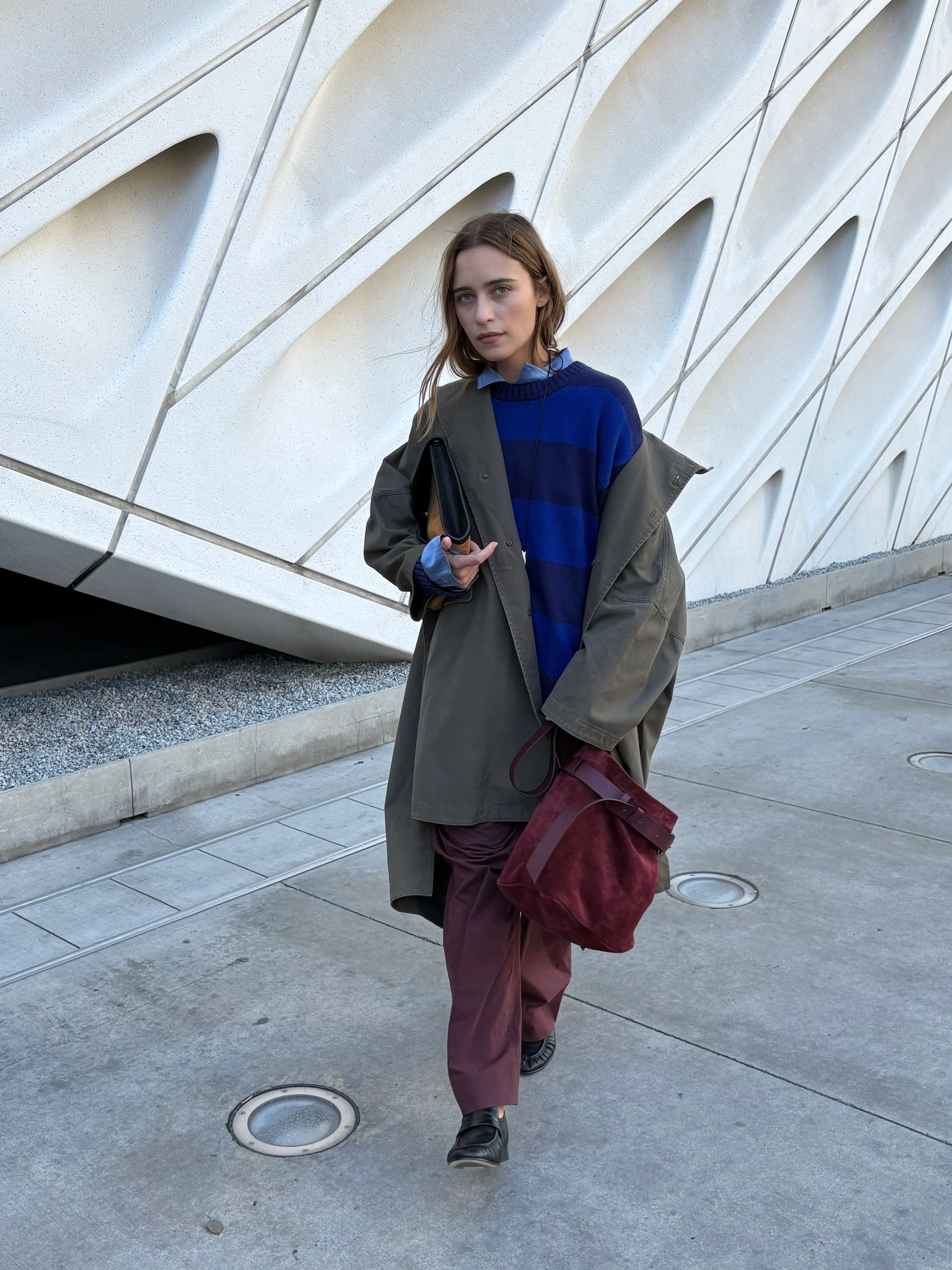 Belted Jane - Suede Bordeaux - Image 3