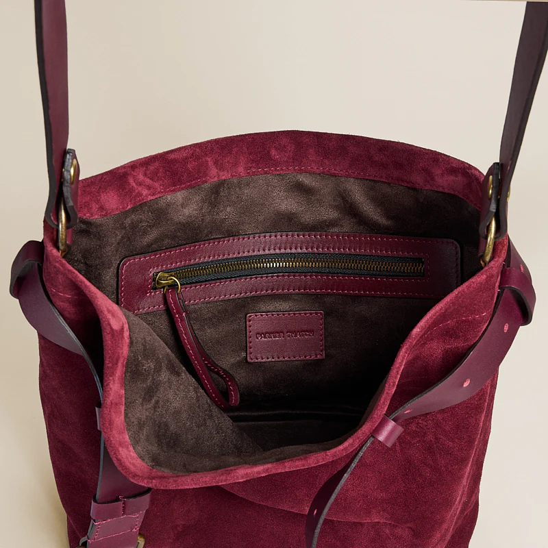 Belted Jane - Suede Bordeaux - Image 7