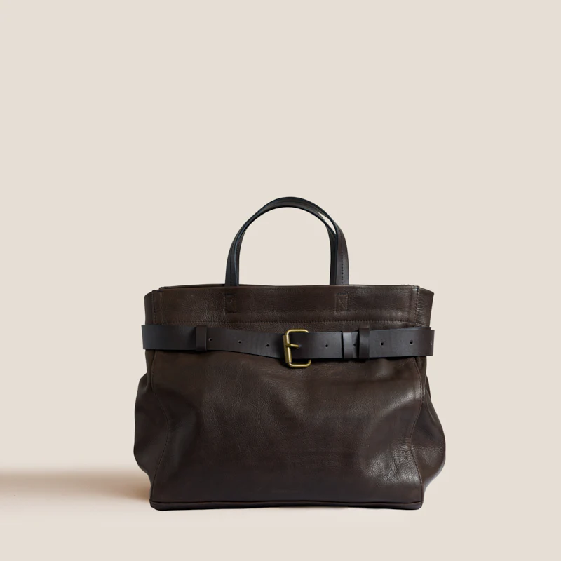 Belted Mimi - Heritage "Broken-In" Leather Espresso