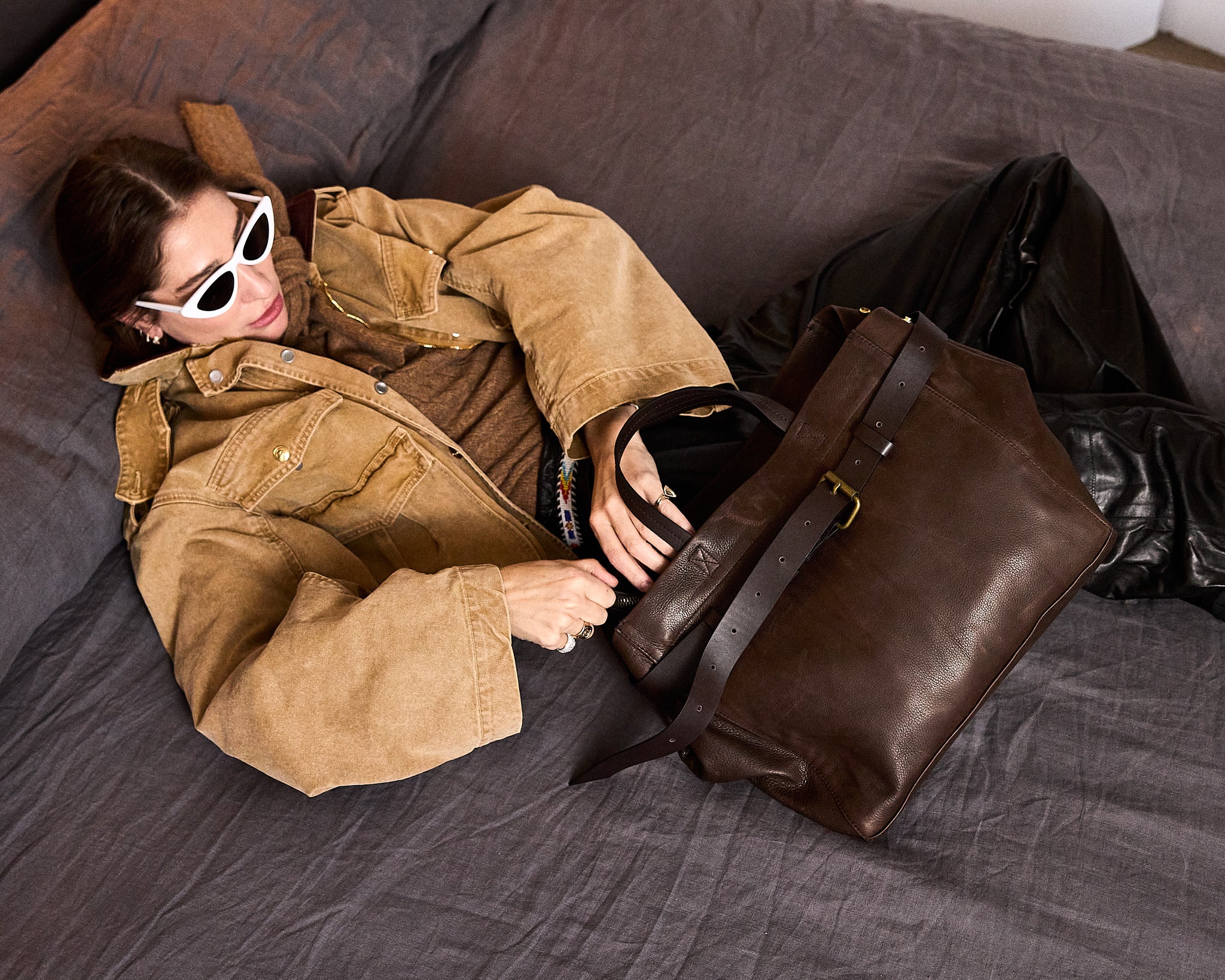 Belted Mimi - Heritage "Broken-In" Leather Espresso - Image 3