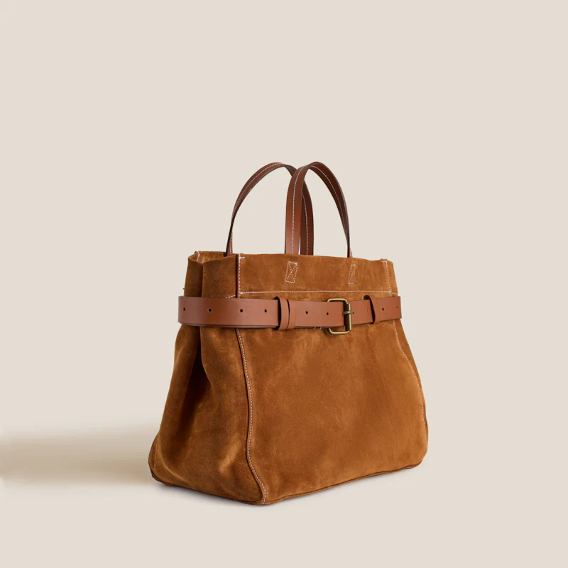 Belted Mimi - Suede Caramel - Image 2