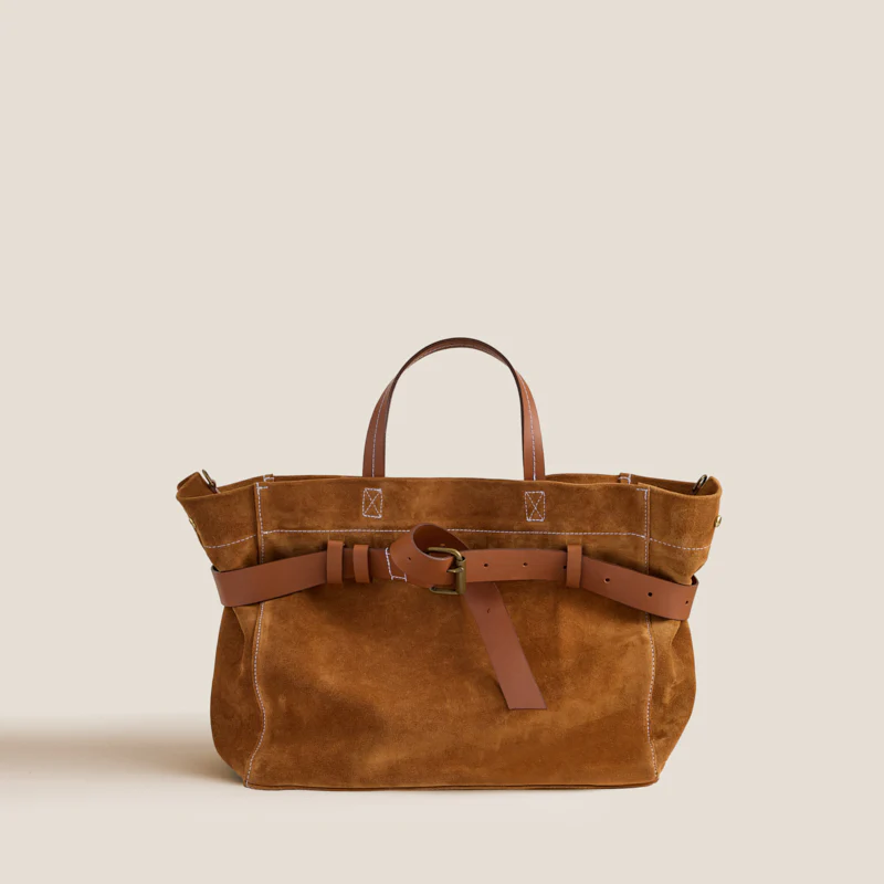 Belted Mimi - Suede Caramel - Image 4