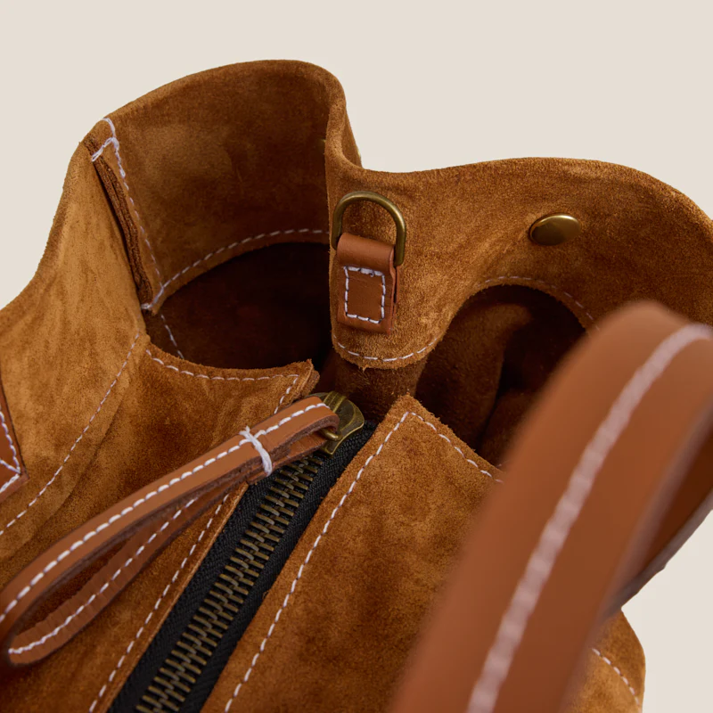 Belted Mimi - Suede Caramel - Image 7