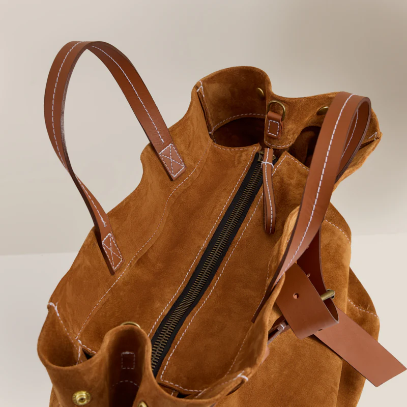Belted Mimi - Suede Caramel - Image 8