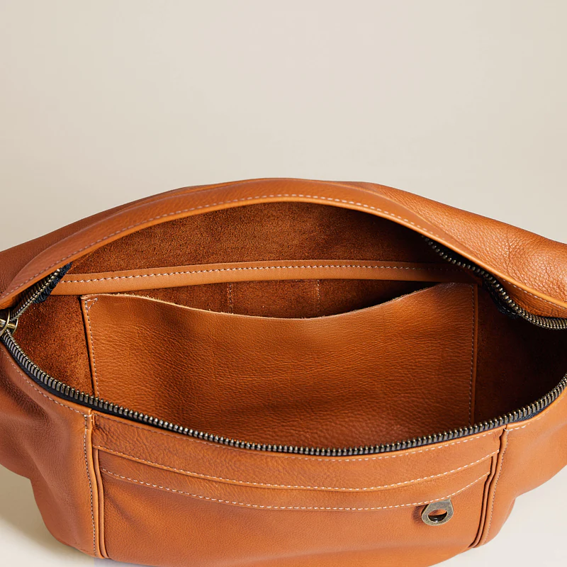 Cross Your Heart Sling - Leather British Tan - Image 5