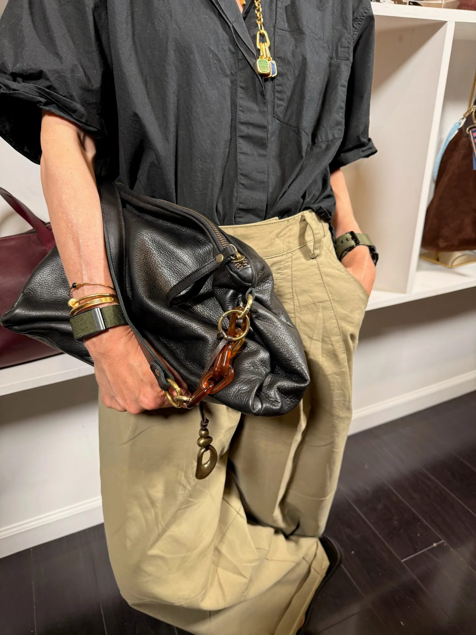 Daily Bag - Heritage "Broken-In" Leather Black - Image 11