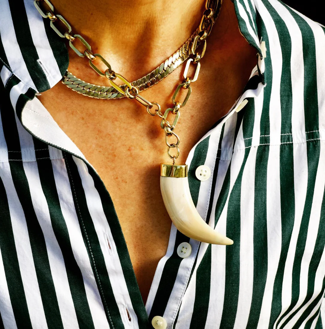 Elegant Horn Pendant - Image 8