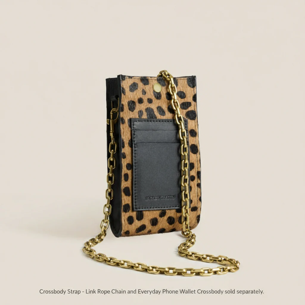 Everyday Phone Wallet Crossbody - Leopard - Image 7