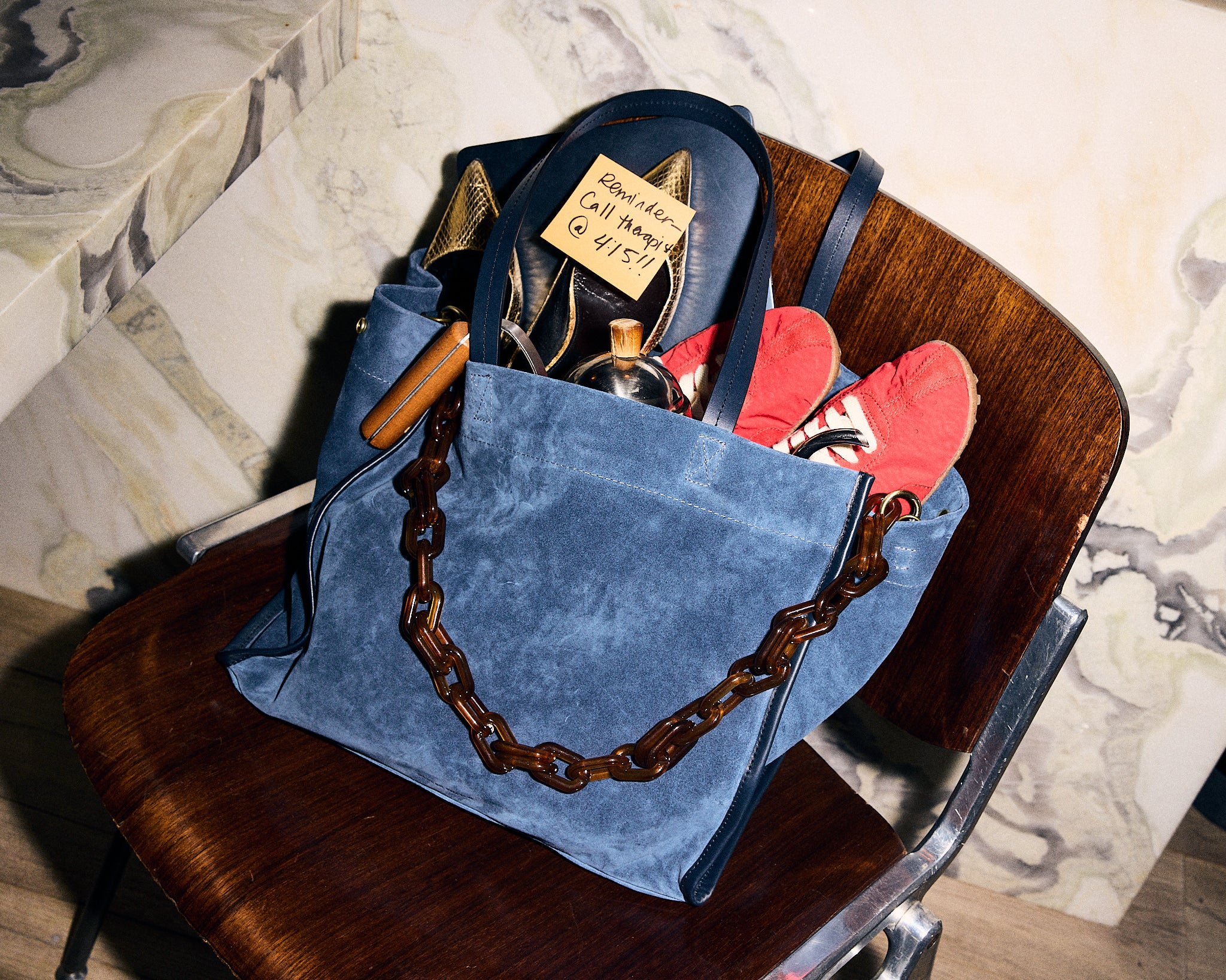 Framed Mimi - Suede Harbor Blue - Image 5