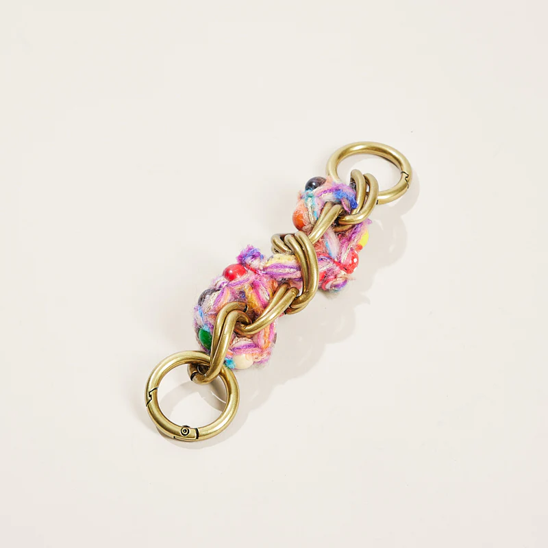 Gumball Yarn in Chain Strap Extender - Pink Multi - Image 2