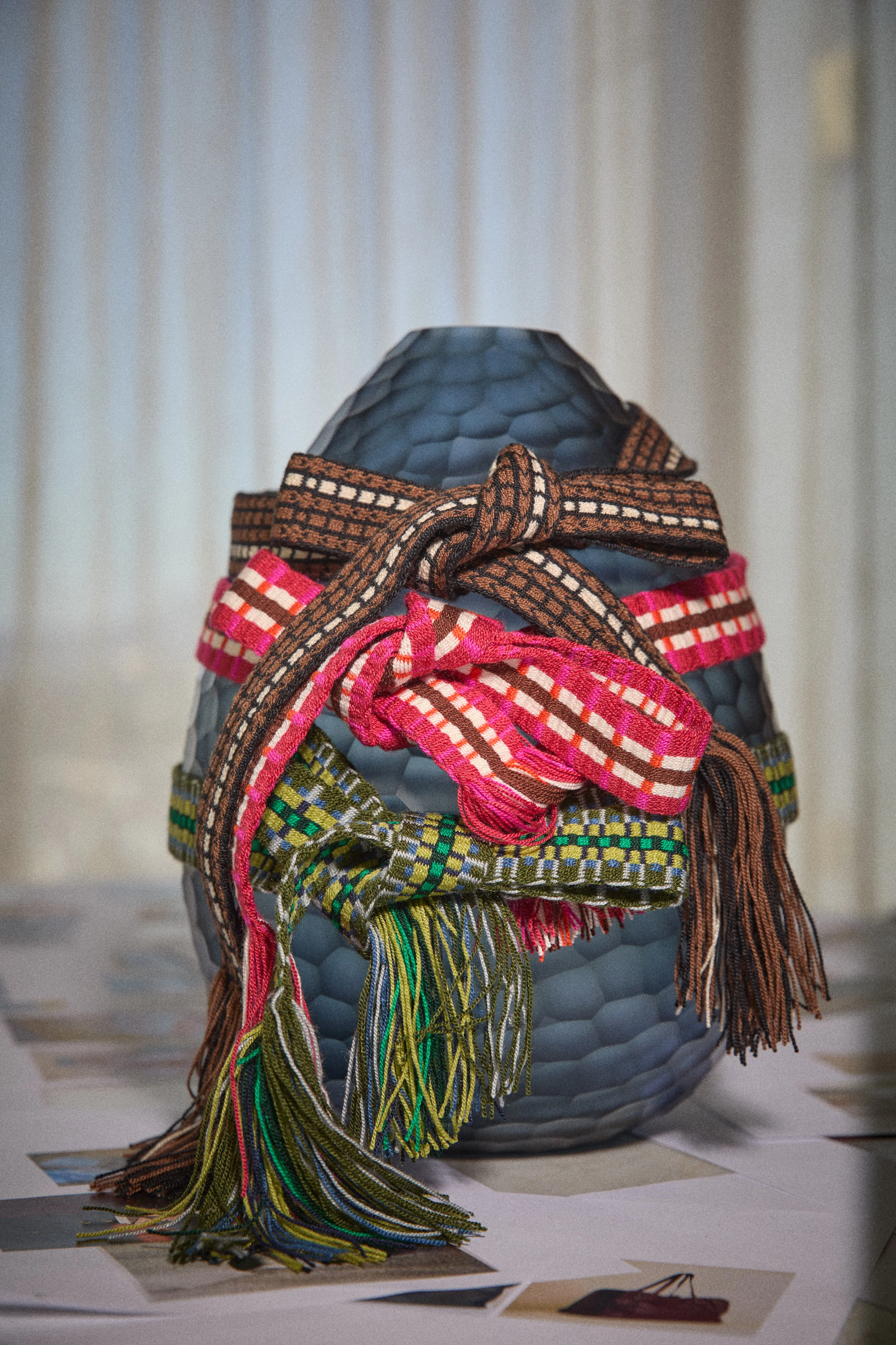 Hand-Woven Belt - Brown Pattern - Image 6