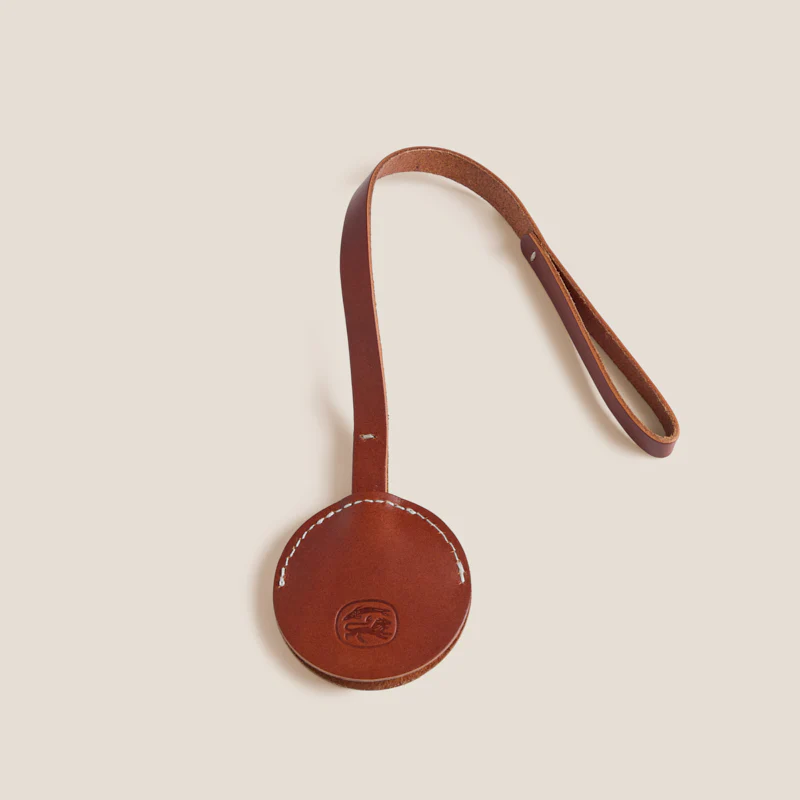 Hanging Mirror - Leather Cognac