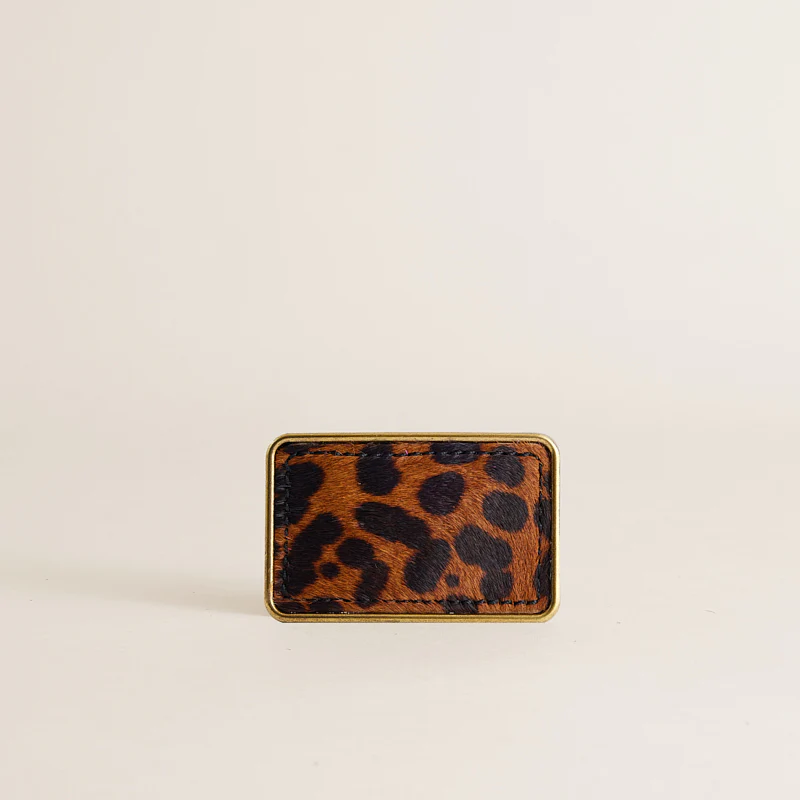 Interchangeable Belt Buckle - Leopard