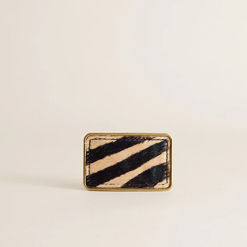 Interchangeable Belt Buckle -  Zebra