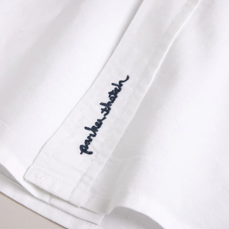 The Parker Thatch Button Down Shirt - White - Image 3