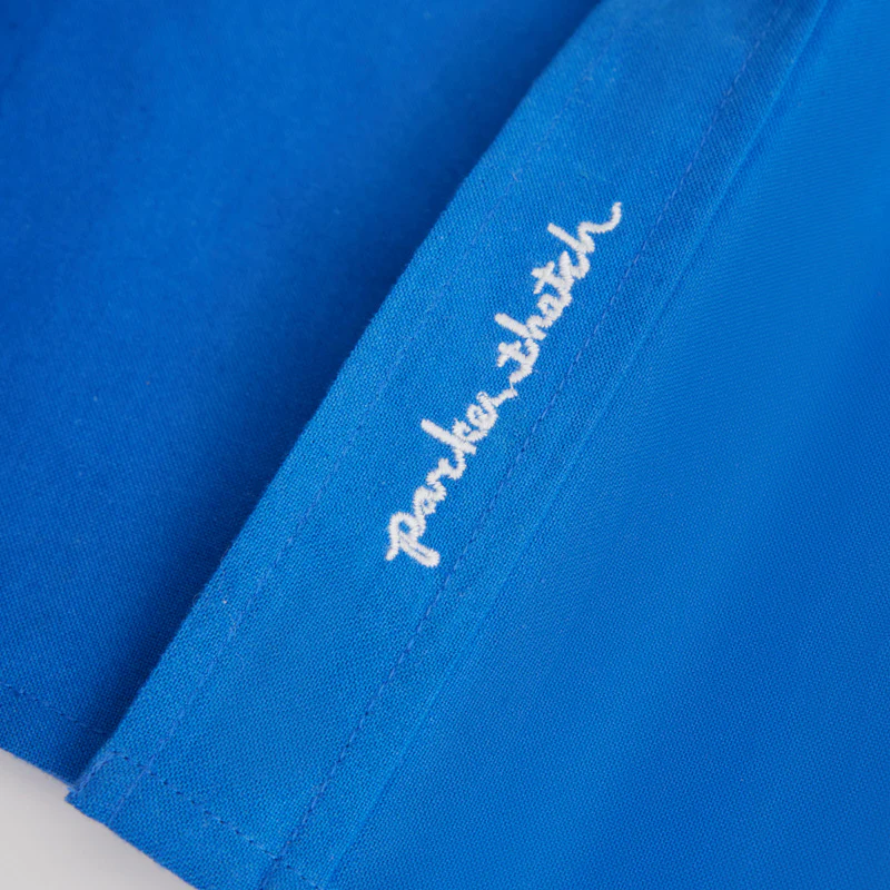 The Parker Thatch Button Down Shirt - French Blue - Image 3