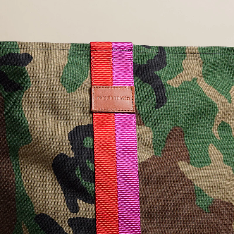 Jane - Nylon Camo with Pink & Red Stripe - Image 6