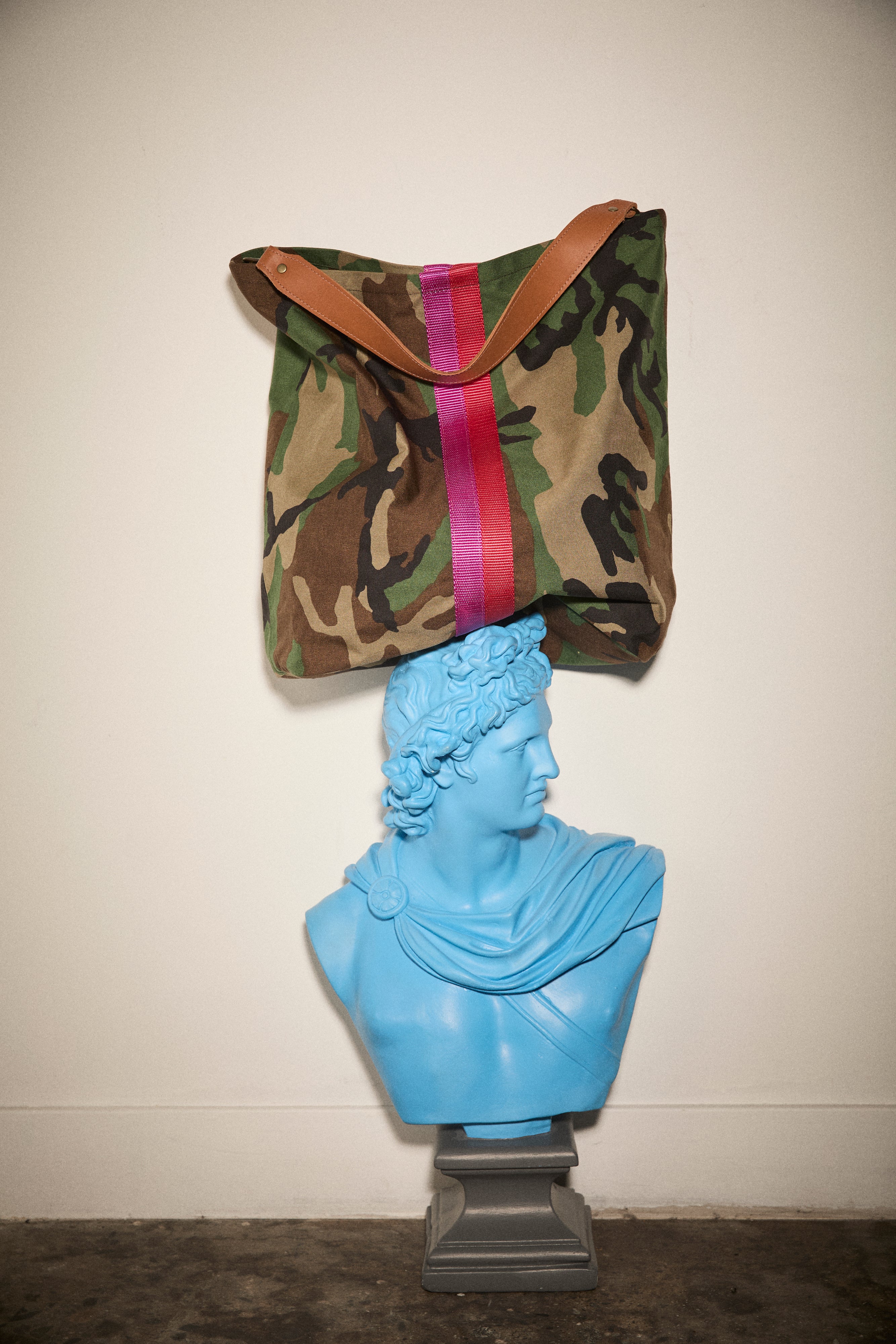 Jane - Nylon Camo with Pink & Red Stripe - Image 9