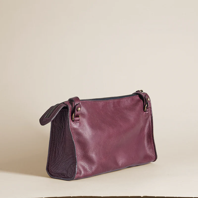 Lily Crossbody - Heritage "Broken-In" Leather Oxblood Burgundy - Image 3