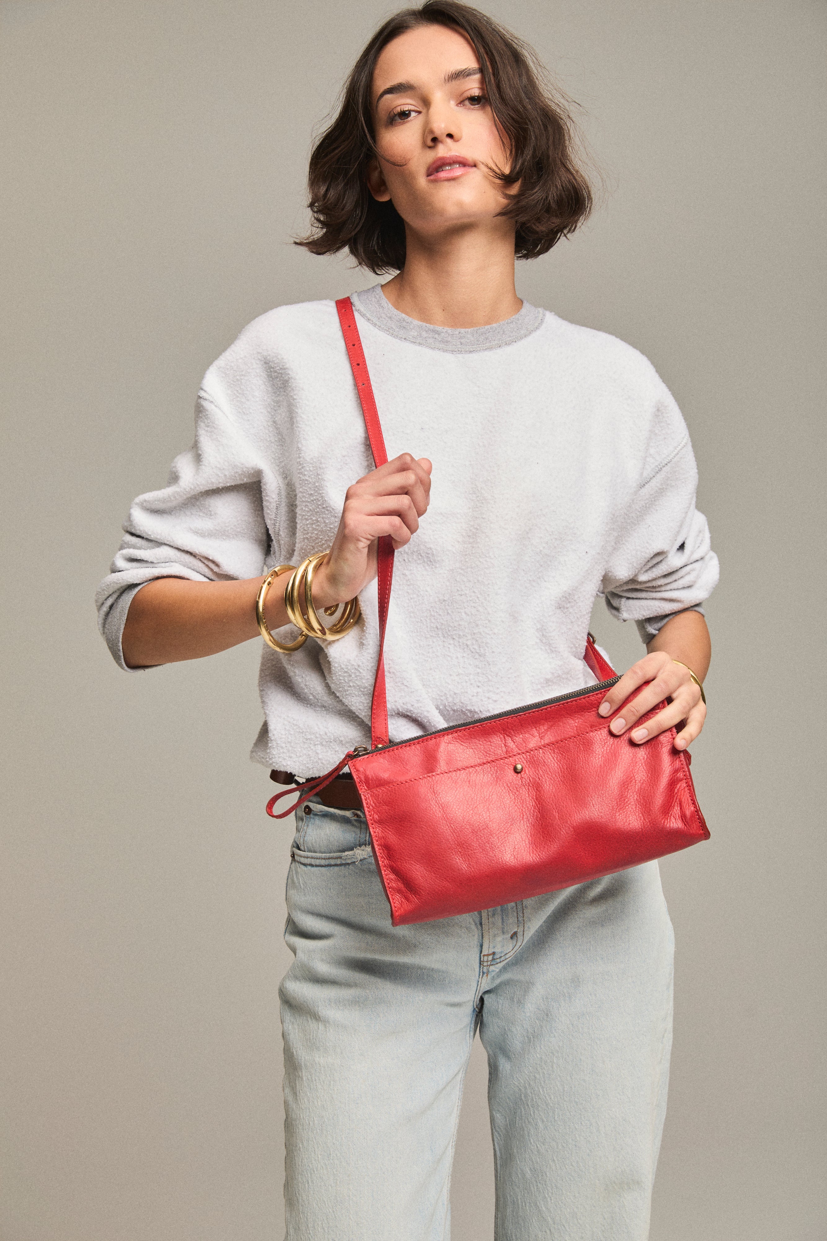 Lily Crossbody - Heritage "Broken-In" Leather Tan - Image 13