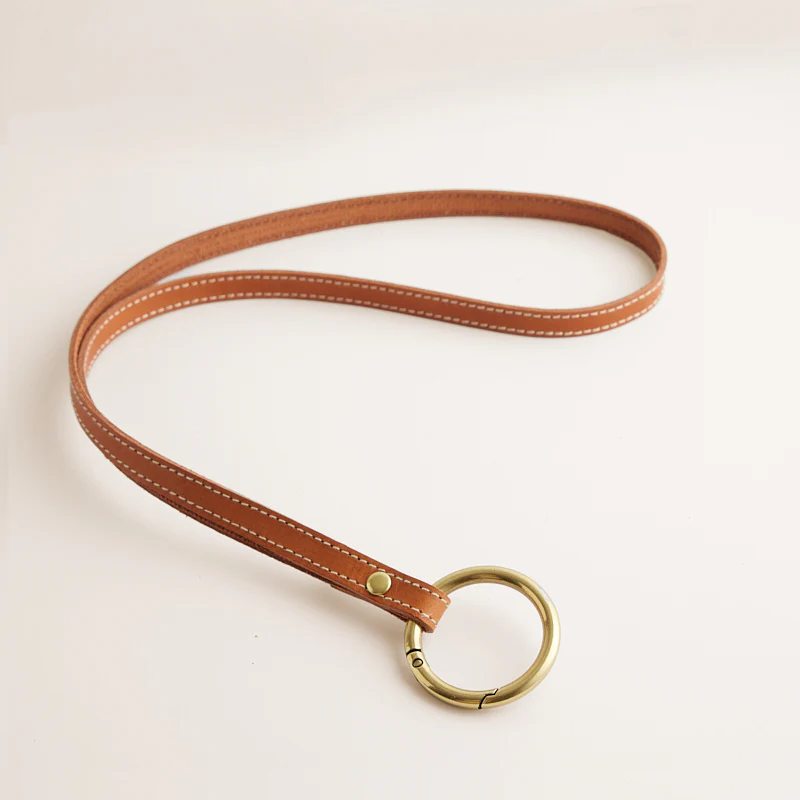 Leather Lanyard - Cognac