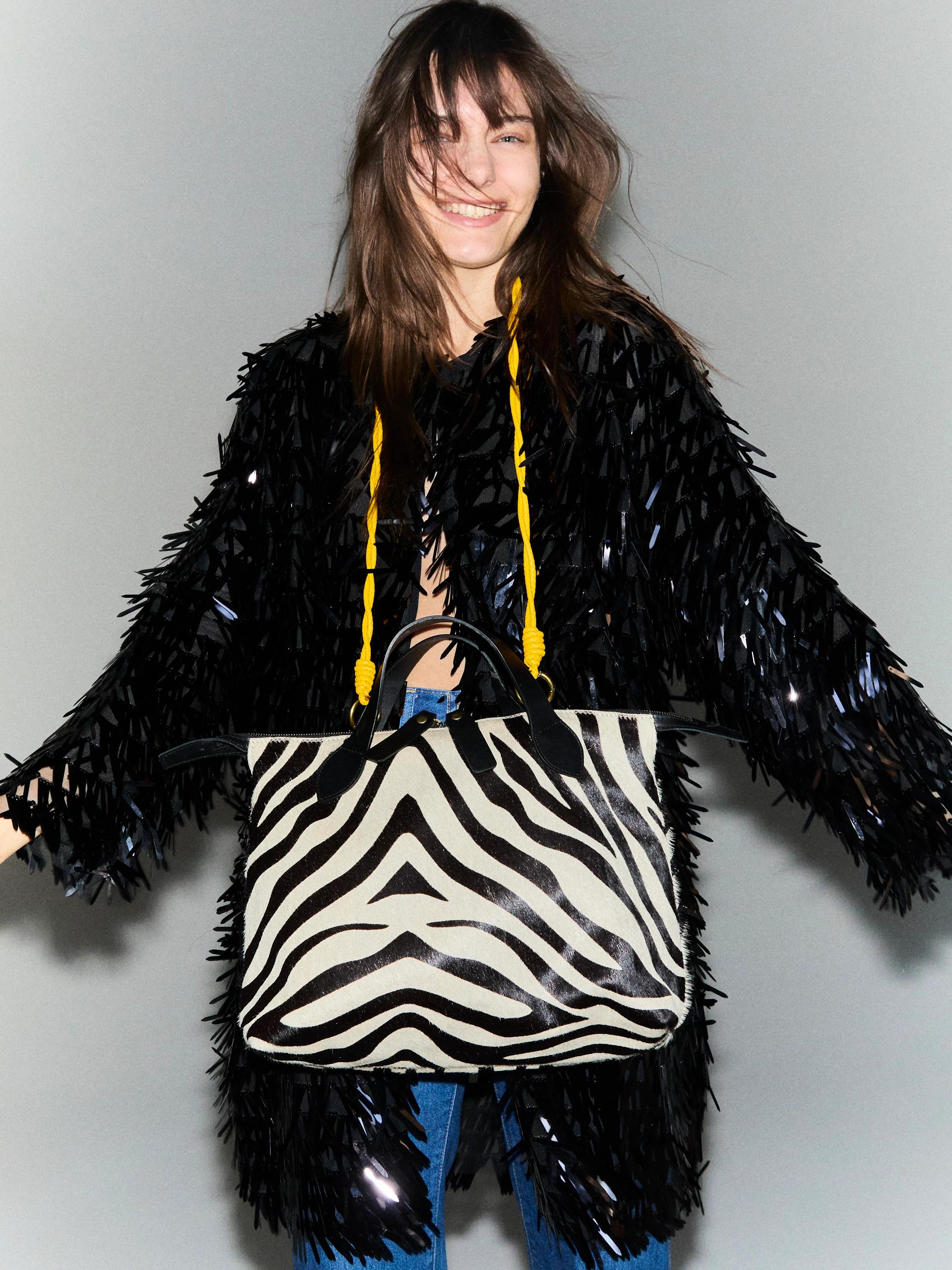 Charlie - Black & Cream Zebra - Image 4