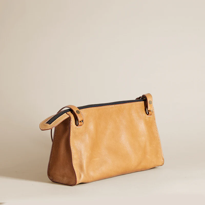 Lily Crossbody - Heritage "Broken-In" Leather Tan - Image 5