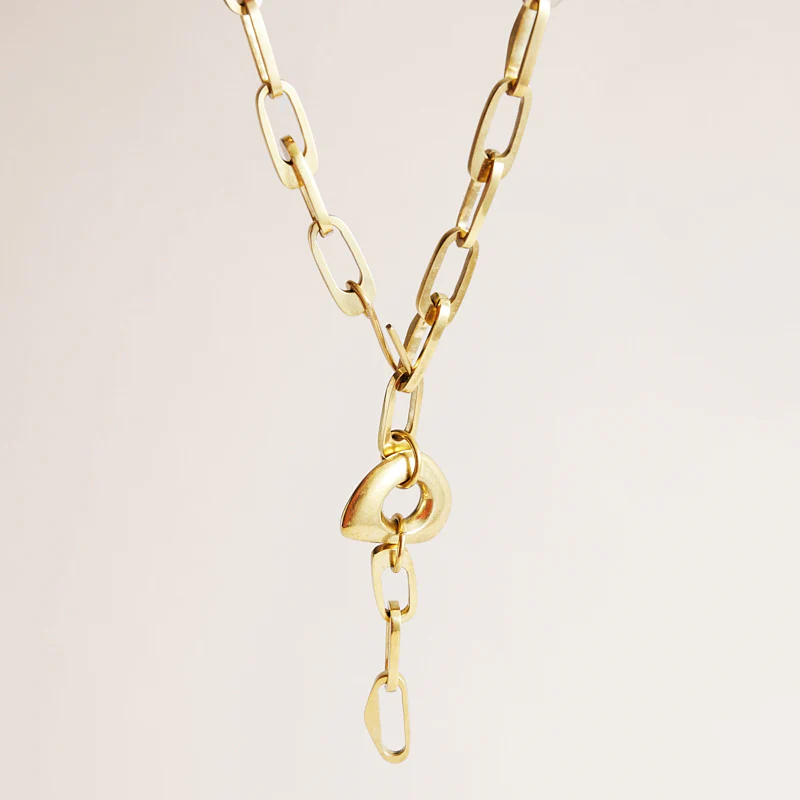 Link Pebble Necklace - Image 3