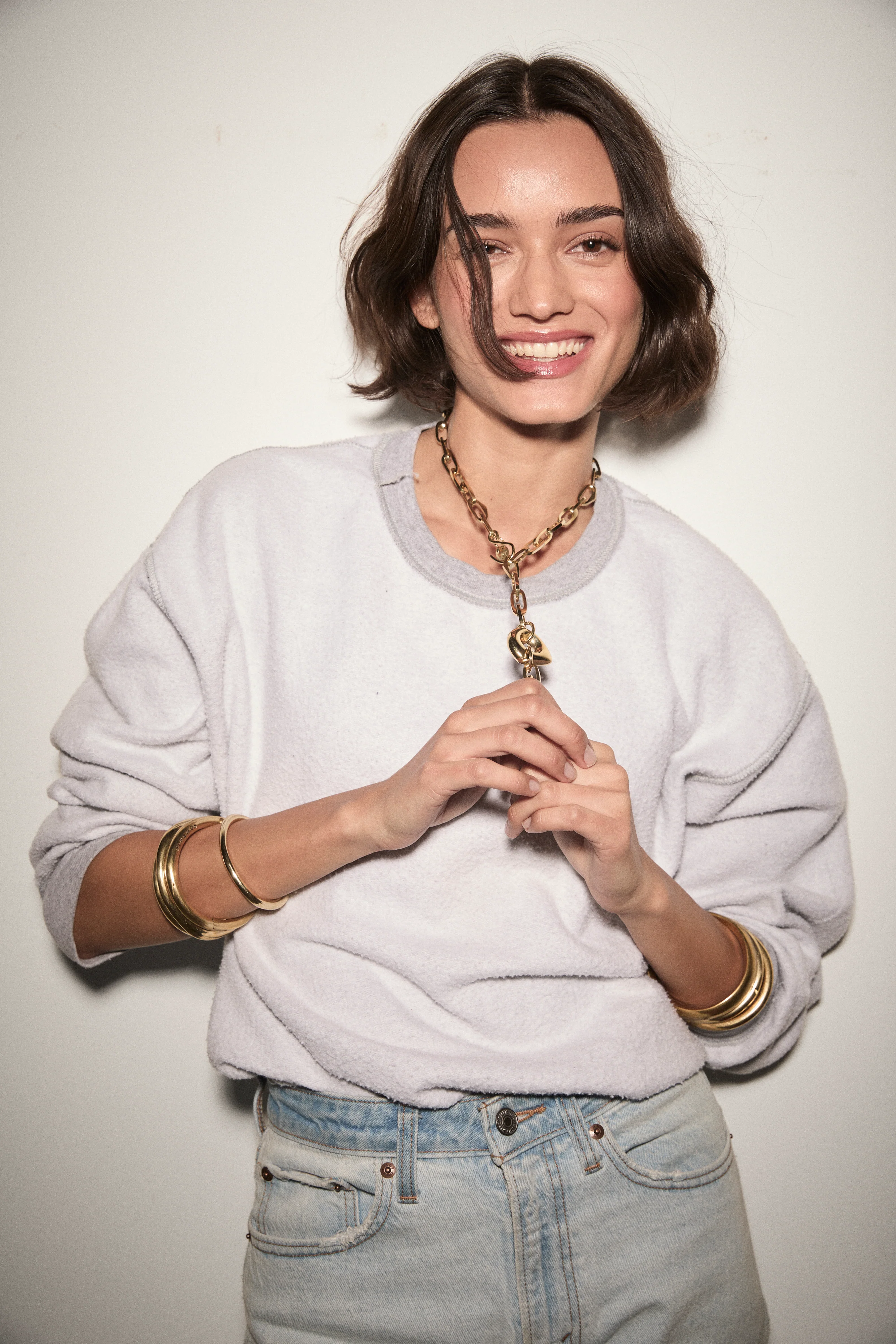 Link Pebble Necklace - Image 4