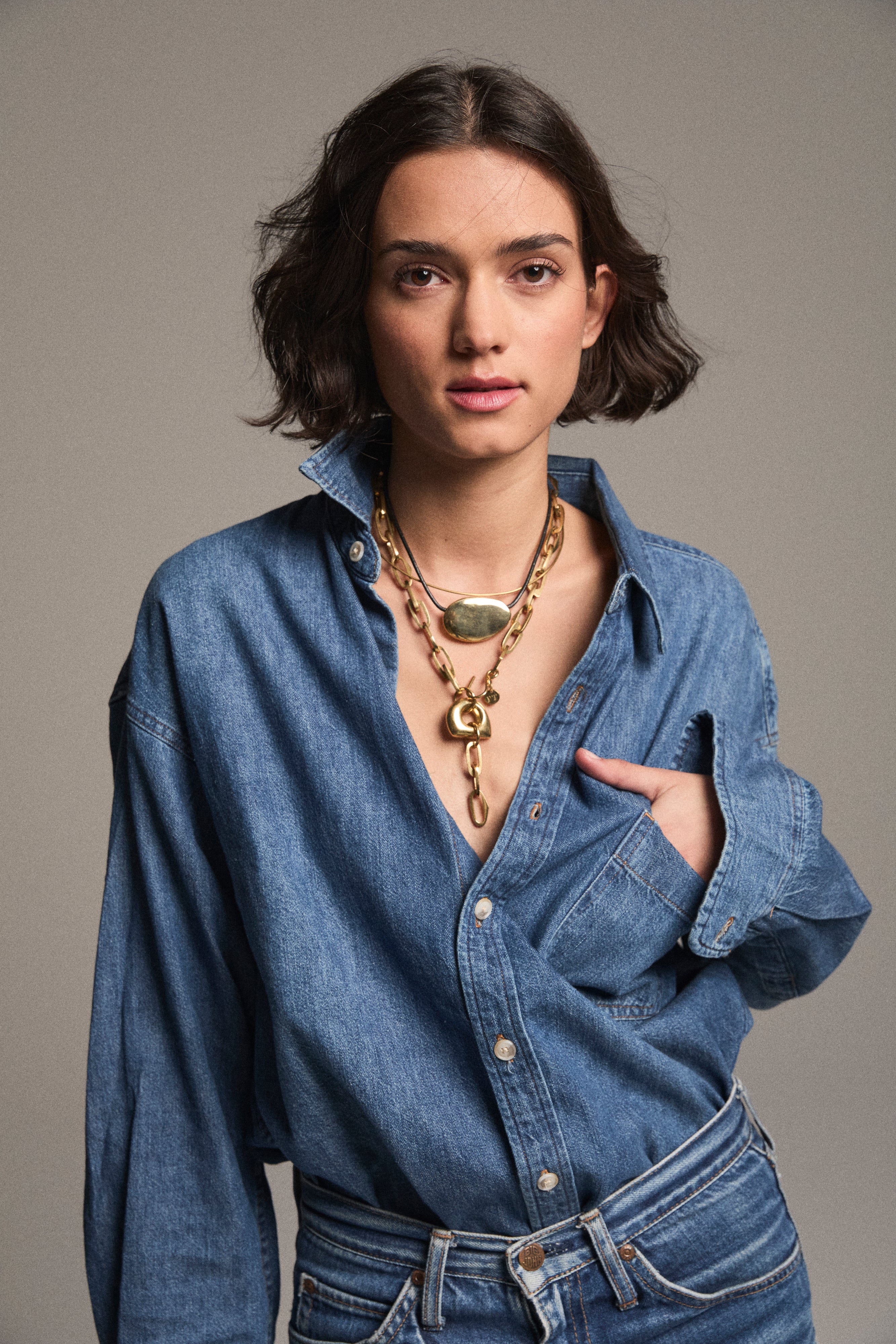 Link Pebble Necklace - Image 6