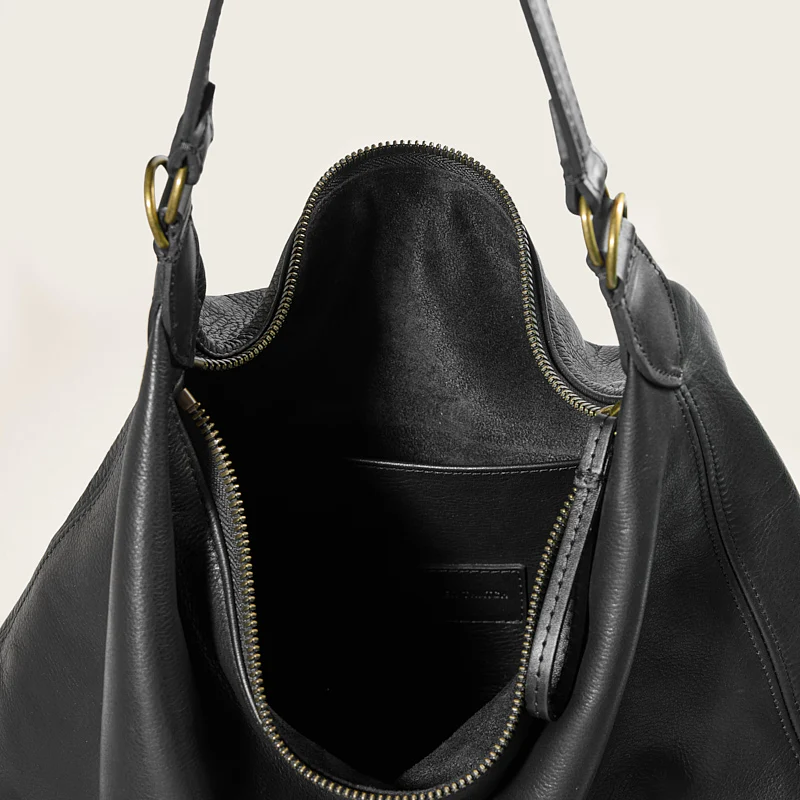 Maurice Hobo - Heritage "Broken-In" Leather Black - Image 3
