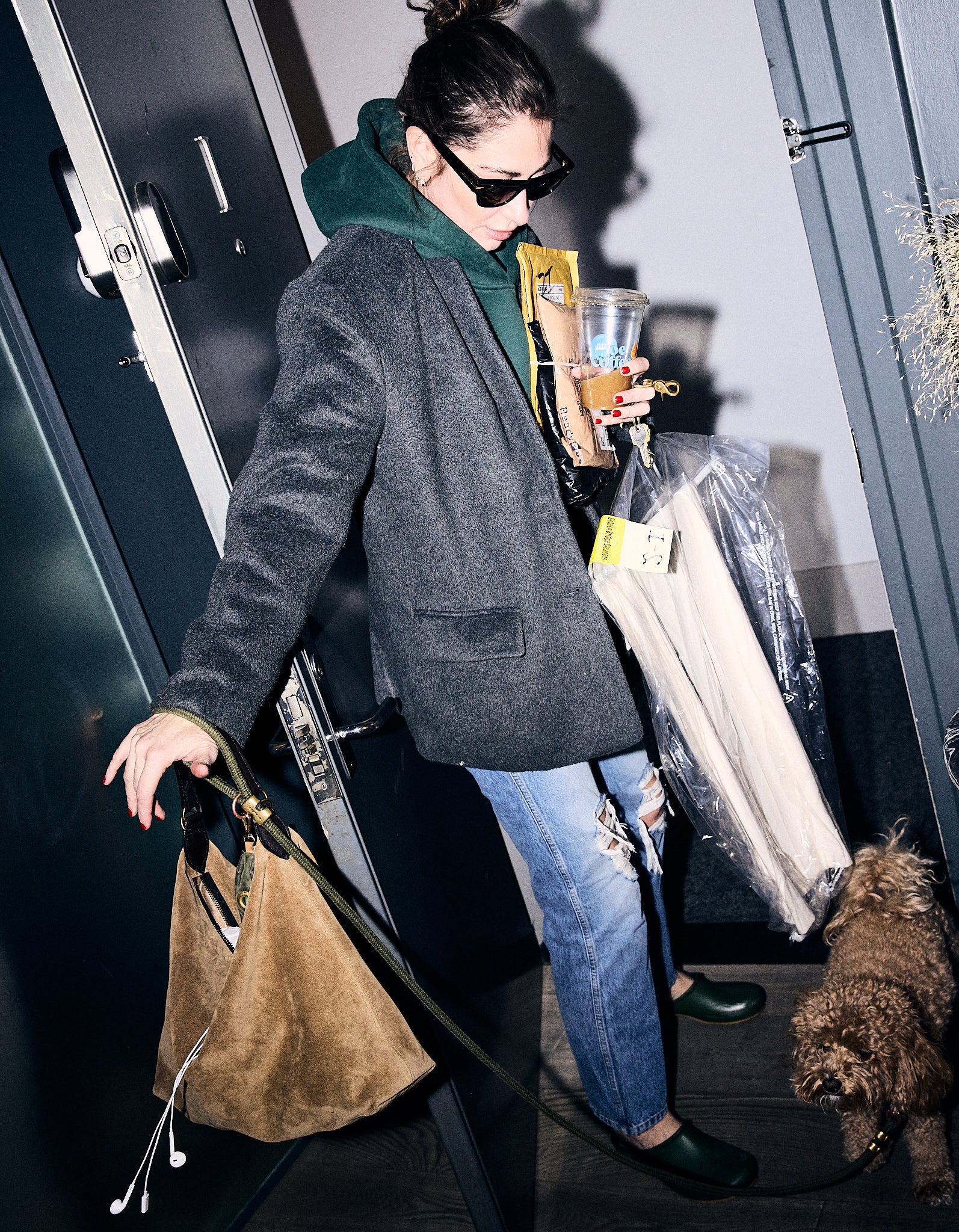 Maurice Hobo - Suede Beechwood - Image 5