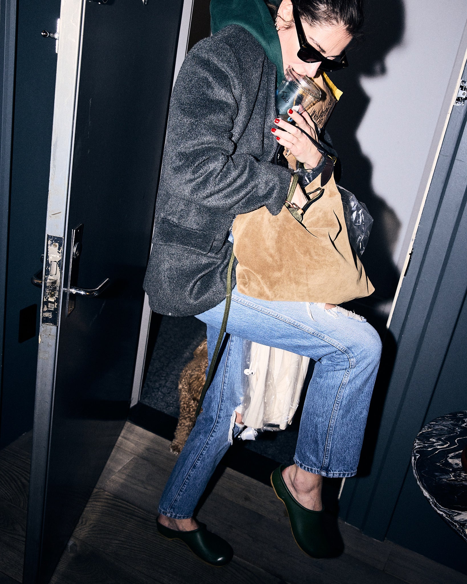 Maurice Hobo - Suede Beechwood - Image 9
