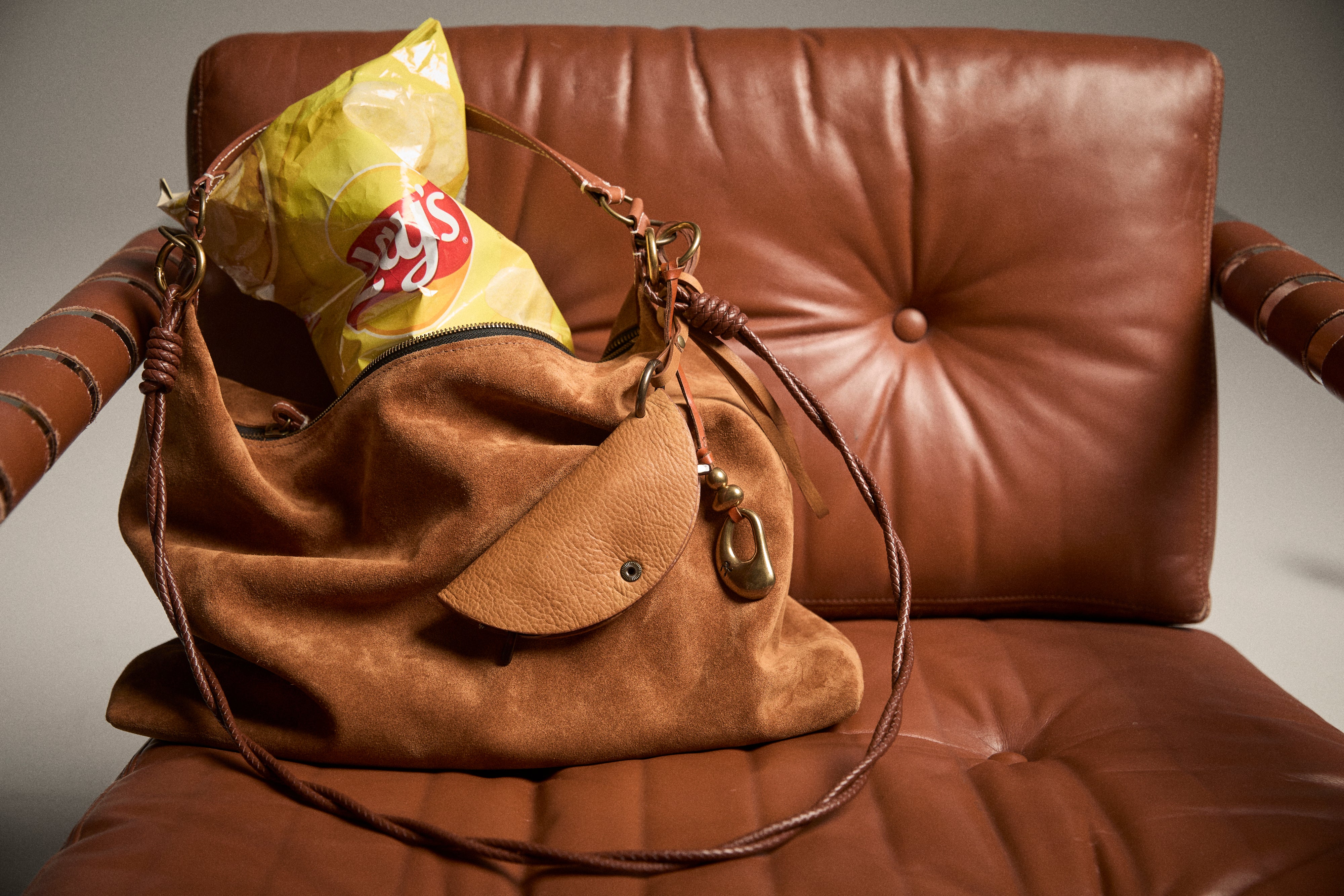 Maurice Hobo - Suede Caramel - Image 8