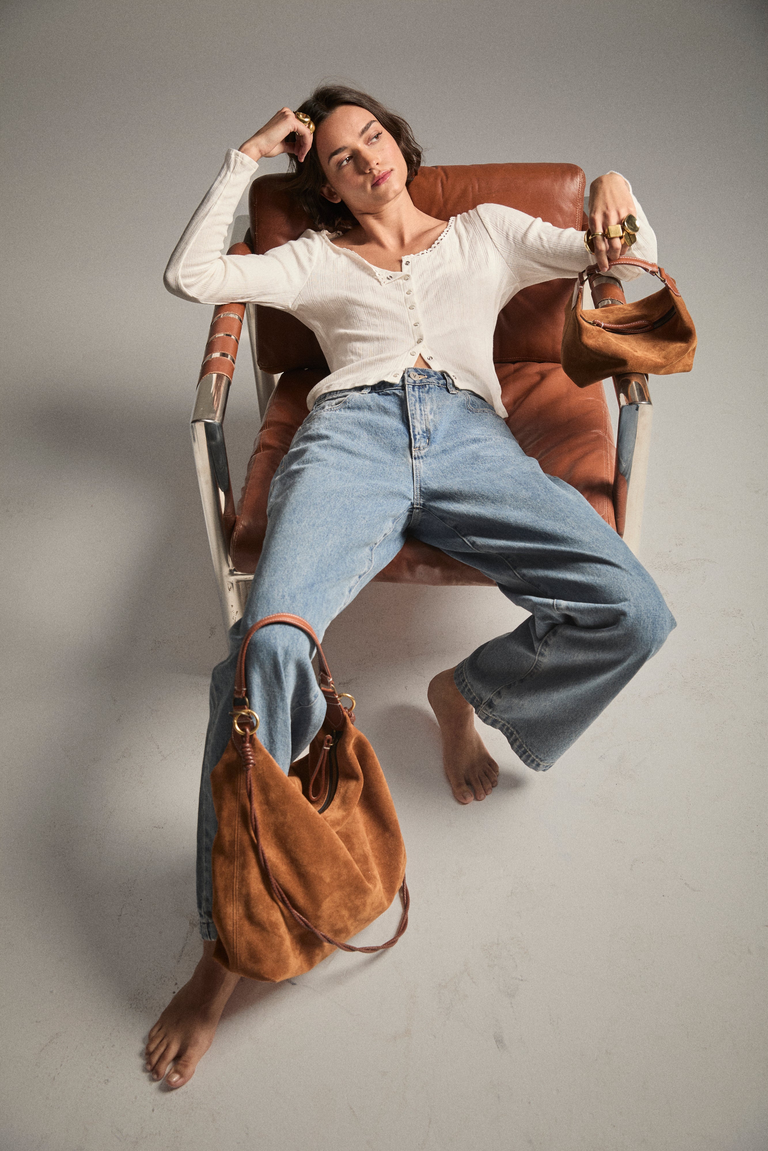 Maurice Hobo - Suede Caramel - Image 9
