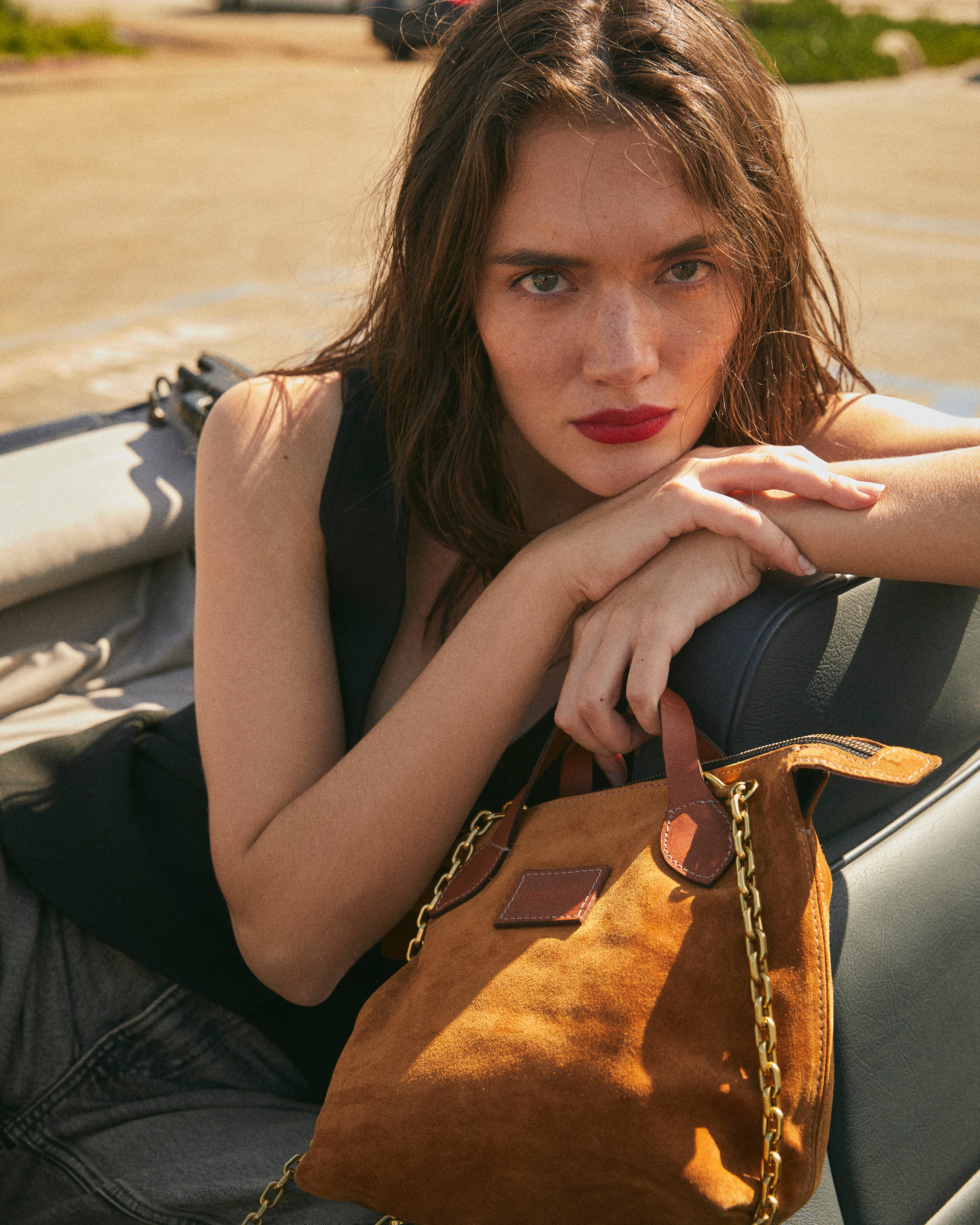 Small Charlie - Suede Caramel - Image 11
