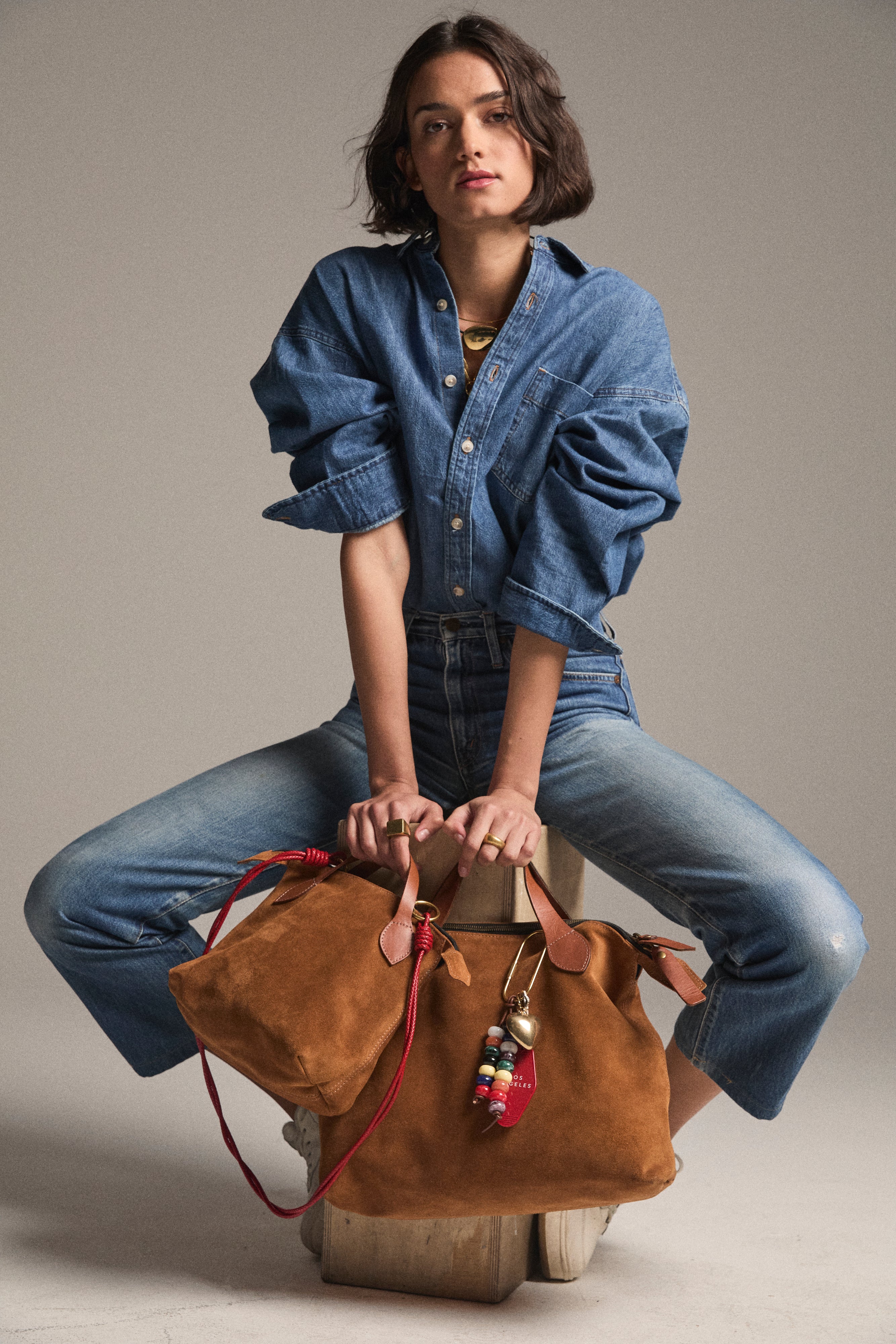 Small Charlie - Suede Caramel - Image 4