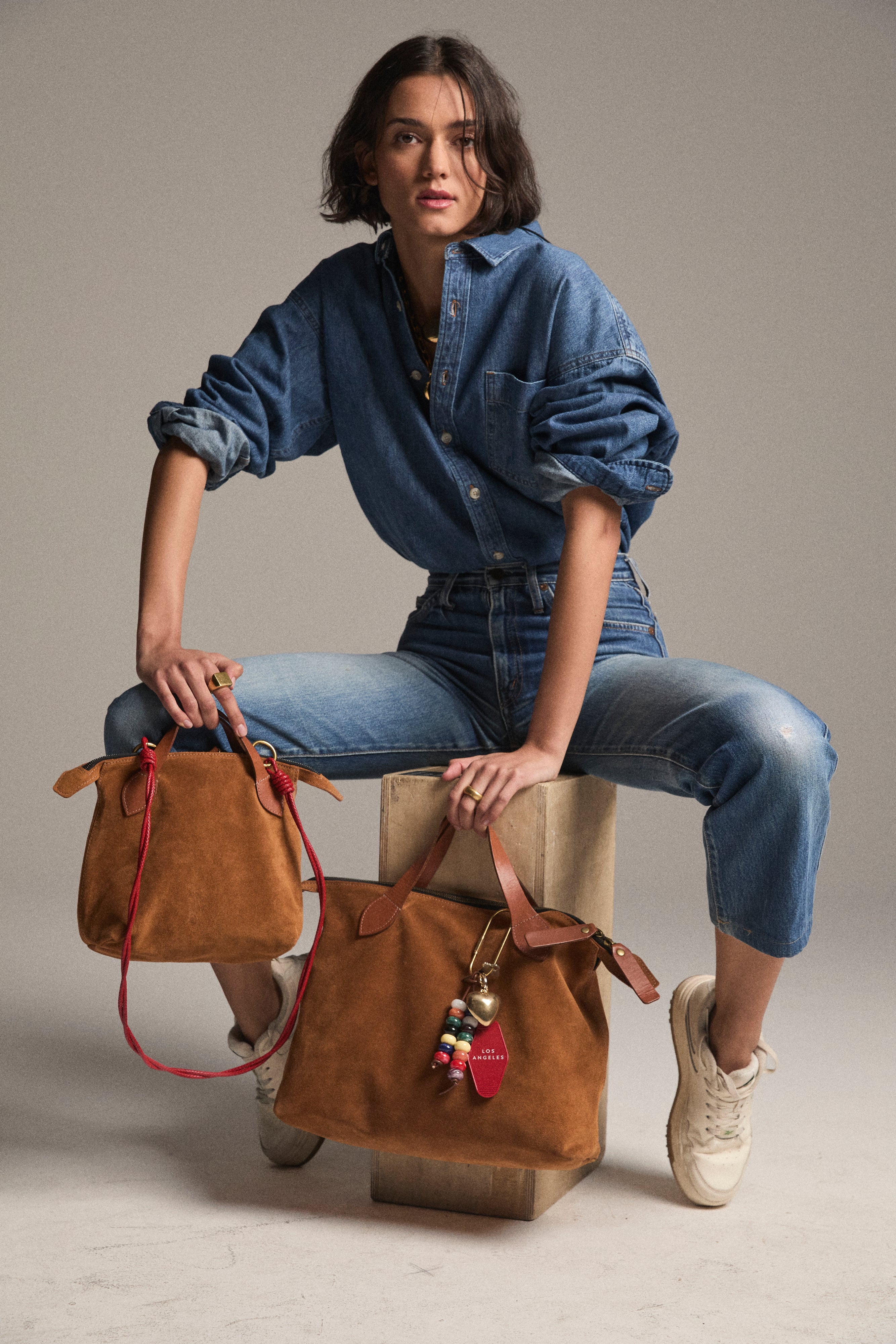 Small Charlie - Suede Caramel - Image 8