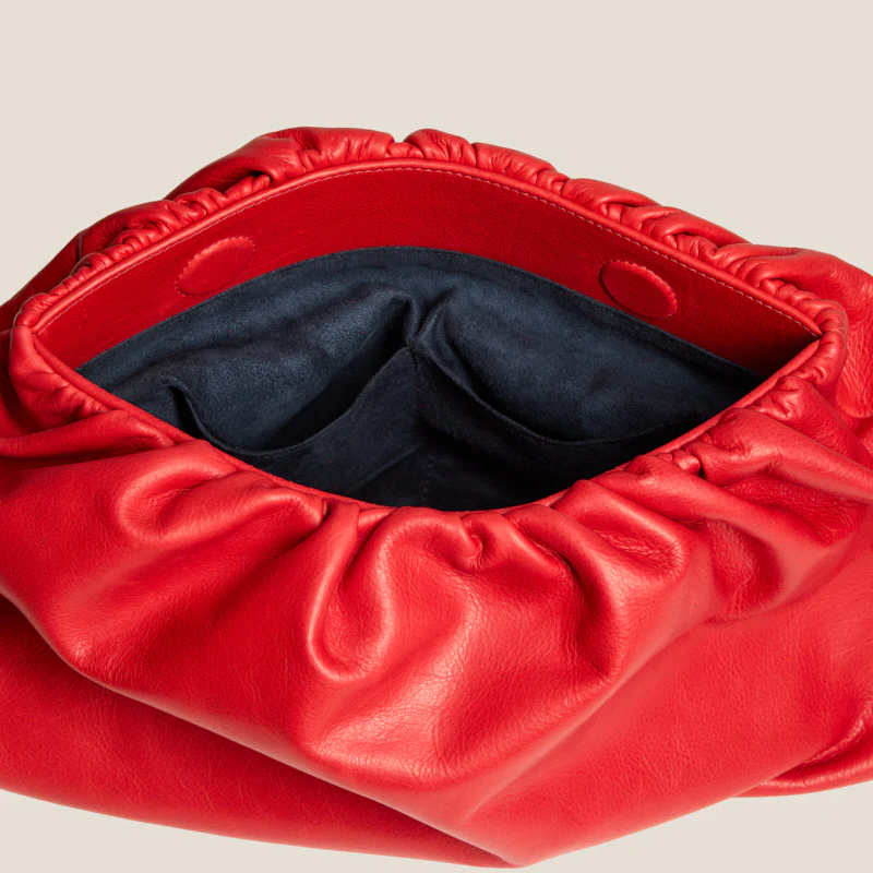 New Mochi Clutch - Heritage "Broken-In" Leather Red - Image 3