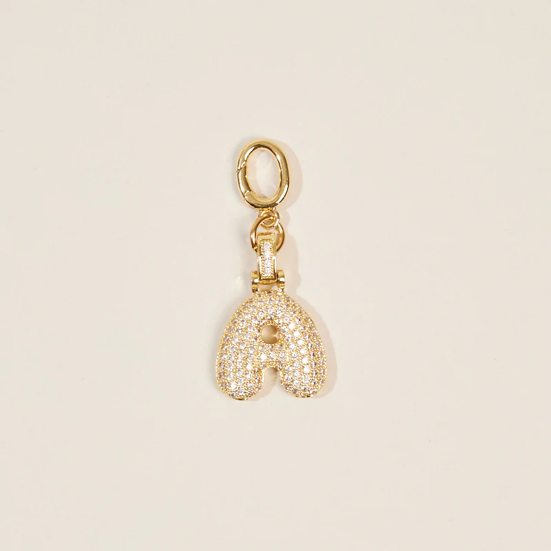 Monogram Letter Bag Charm - Image 3