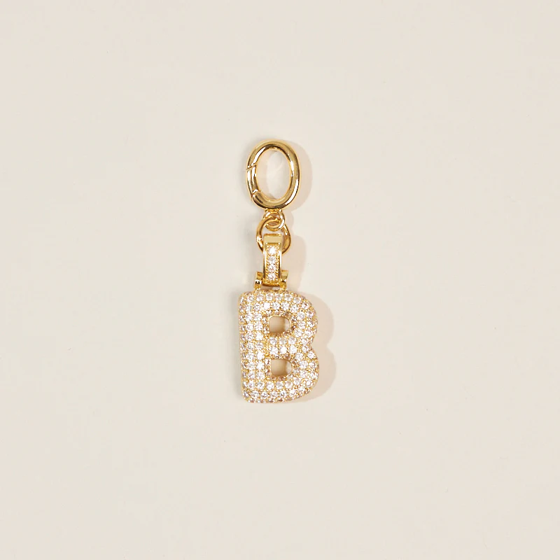 Monogram Letter Bag Charm - Image 4