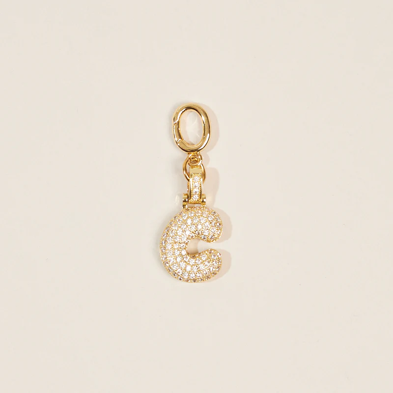 Monogram Letter Bag Charm - Image 5