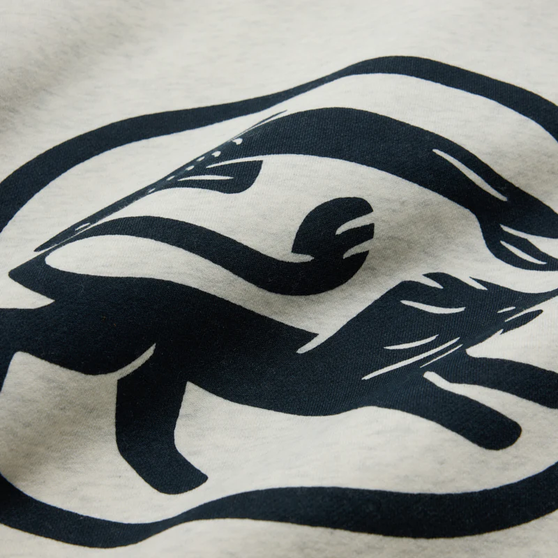 PT Crest Oversized Sweatshirt Hoodie - Heather Oat - Image 3