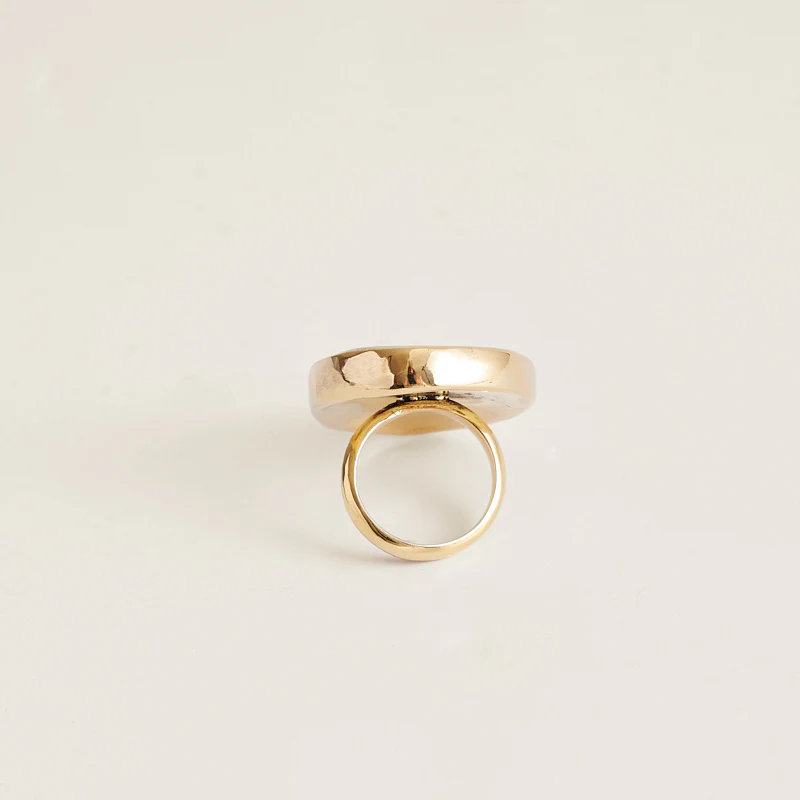 Sculptural Pebble Ring - Long - Image 8