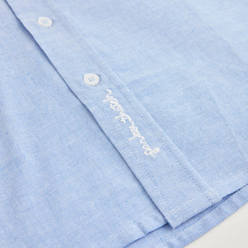 The Parker Thatch Button Down Shirt - Oxford Blue - Image 3