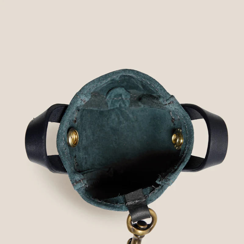 Tote Bag Charm - Suede Bottle Green - Image 2